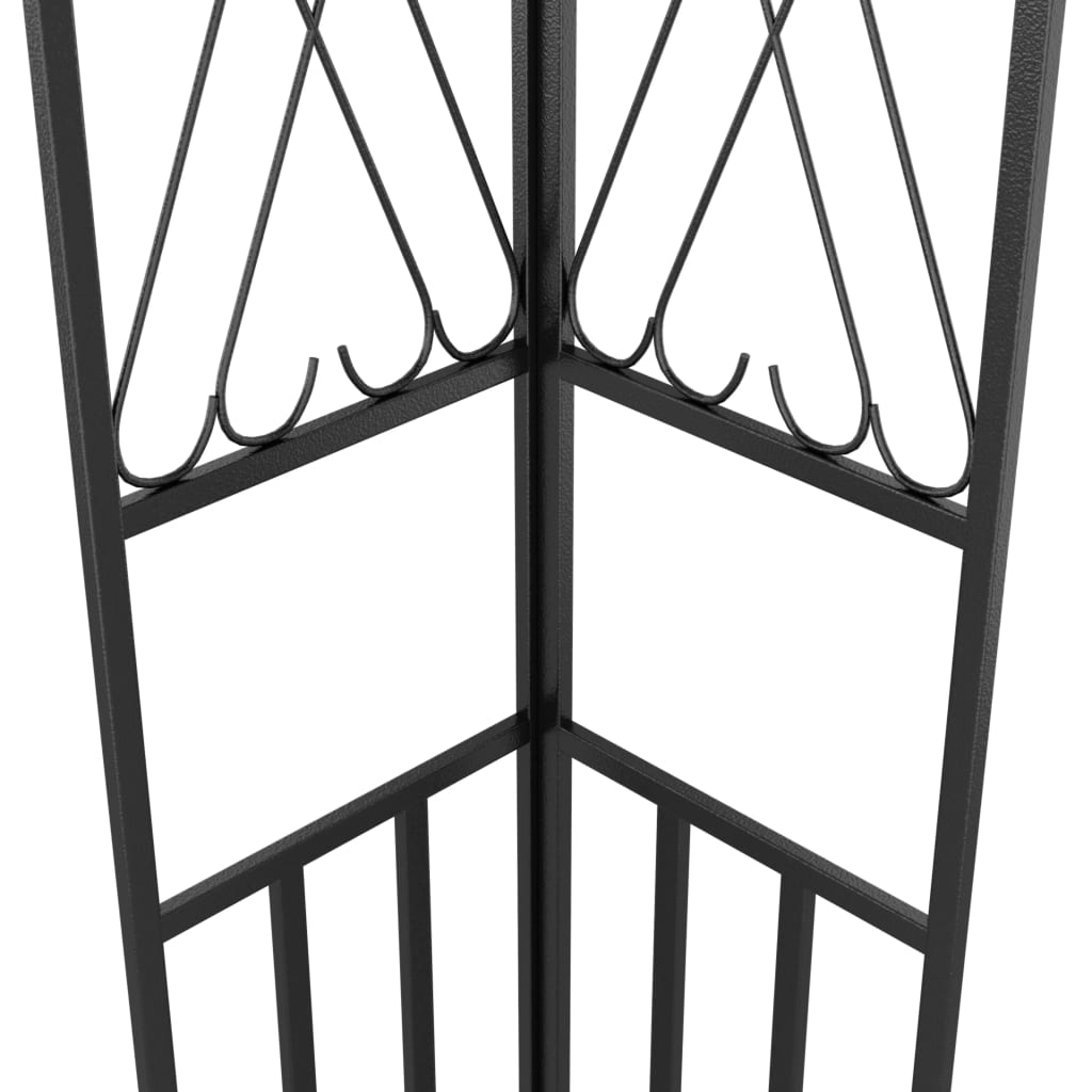 vidaXL Pavillon mit LED-Lichterkette 3x3 m Creme Stoff