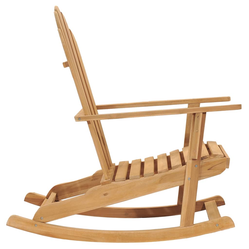 vidaXL Adirondack-Schaukelstühle 2 Stk. Massivholz Teak