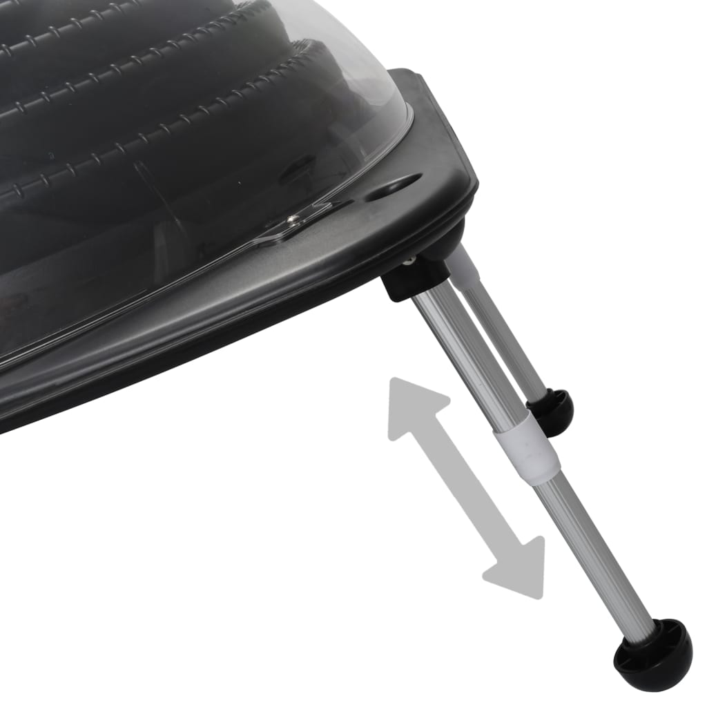 vidaXL Solarkugel Poolheizung 2 Stk. 75x75x36 cm HDPE Aluminium