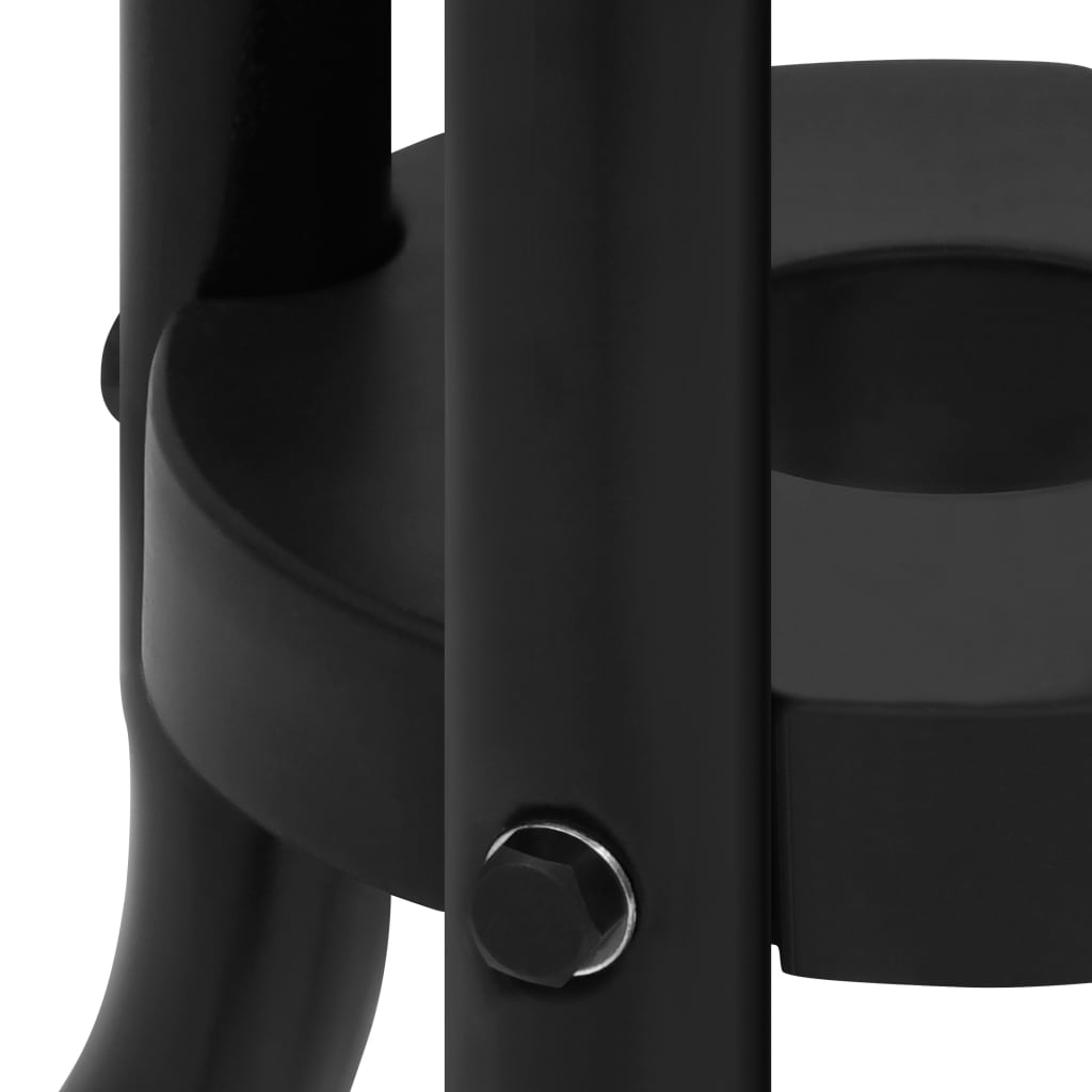 vidaXL 3-tlg. Garten-Essgruppe Schwarz