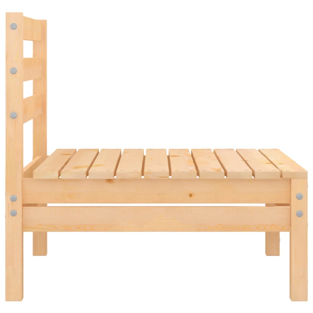 5-tlg. Garten-Lounge-Set Kiefer Massivholz