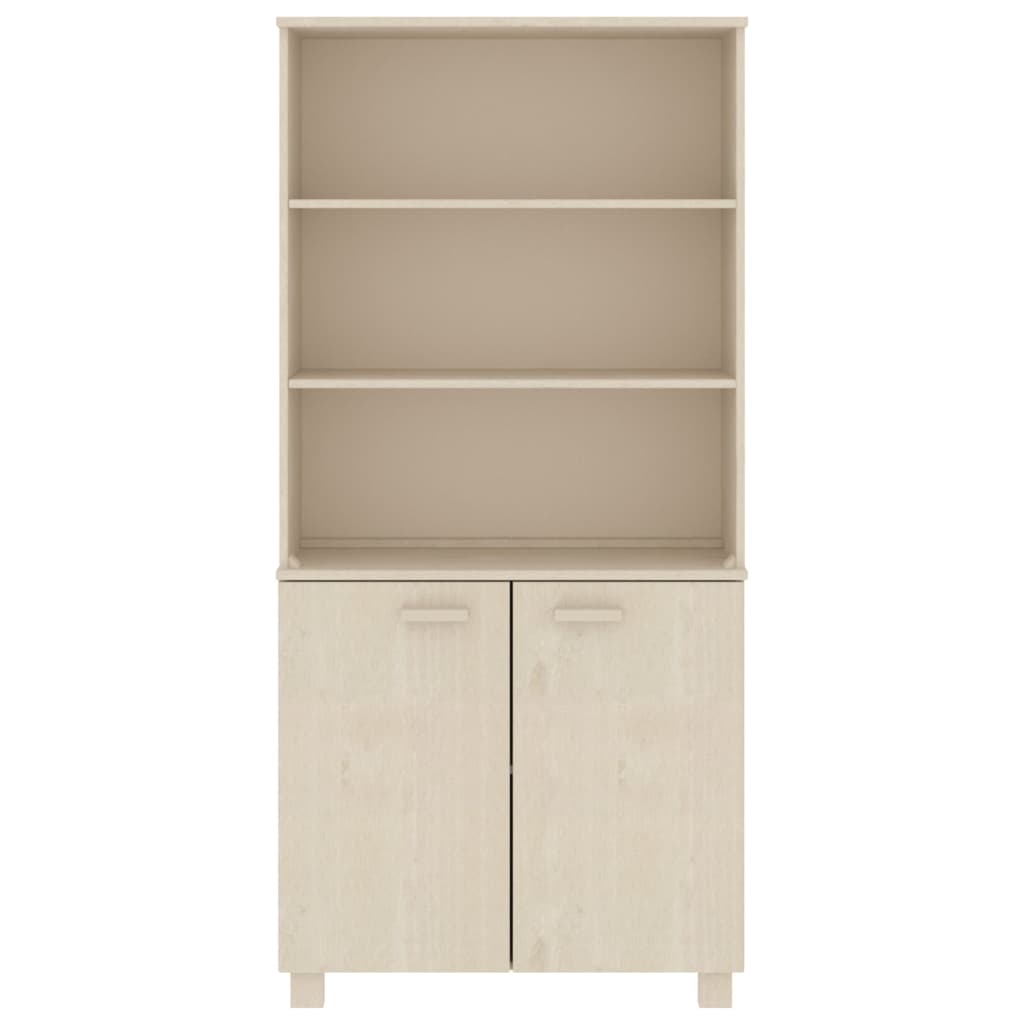 vidaXL Highboard HAMAR Massivholz Kiefer Honigbraun