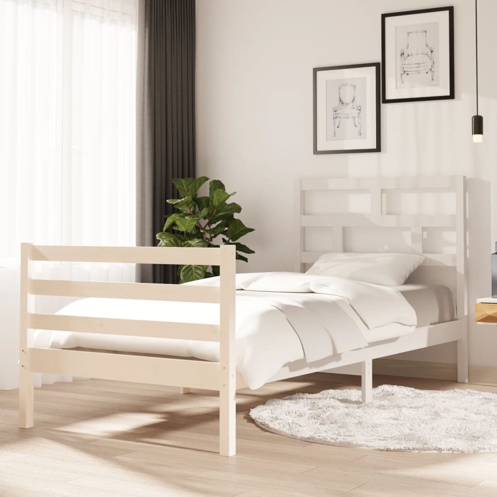 Massivholzbett 75x190 cm