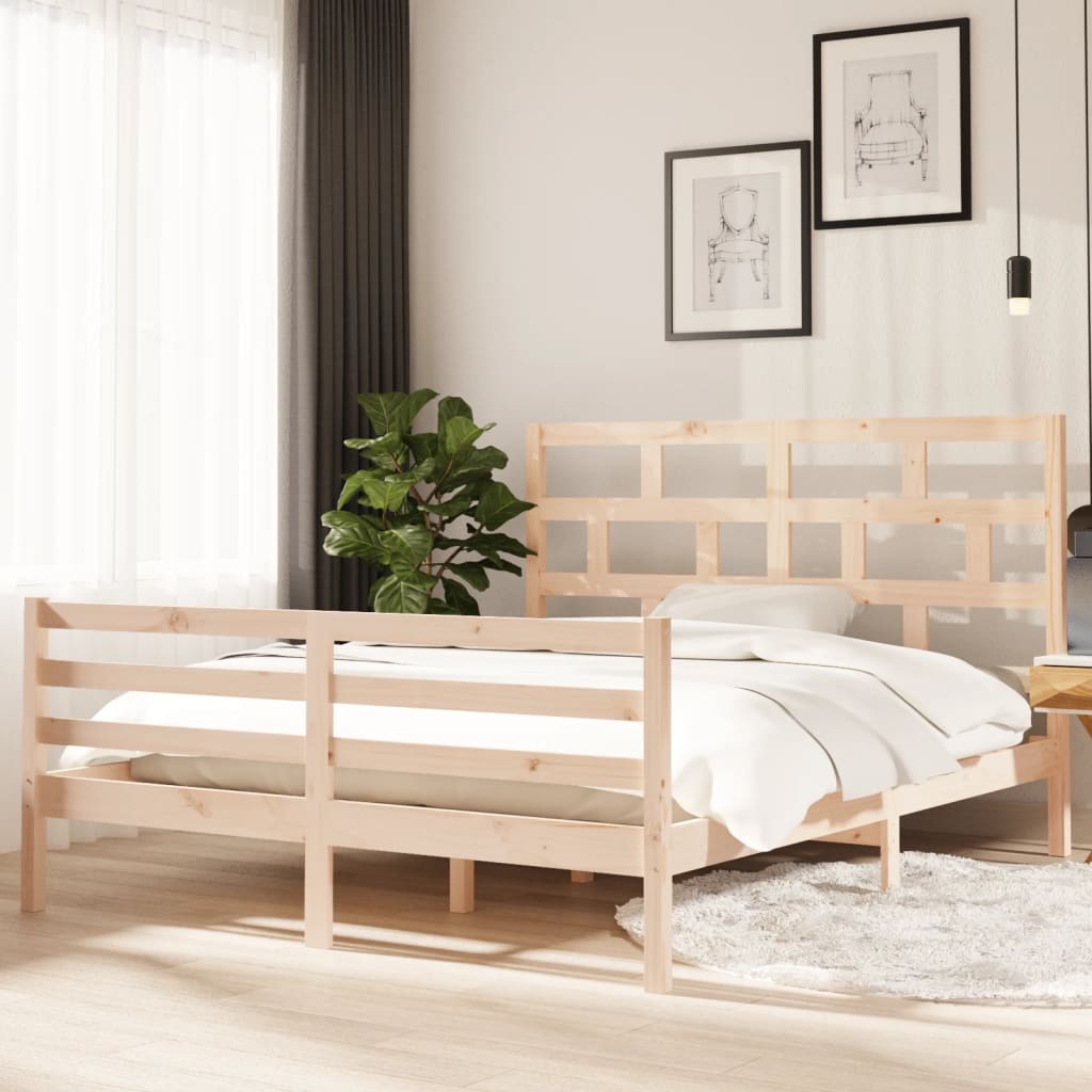 Massivholzbett 75x190 cm