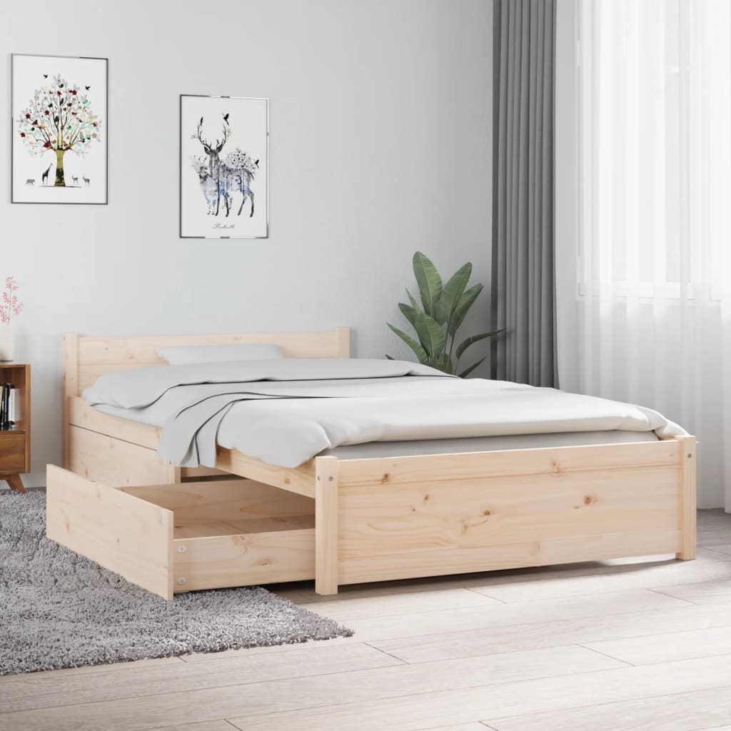 Bett mit Schubladen 75x190 cm