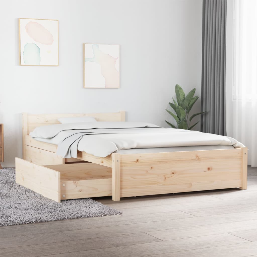 Bett mit Schubladen 75x190 cm