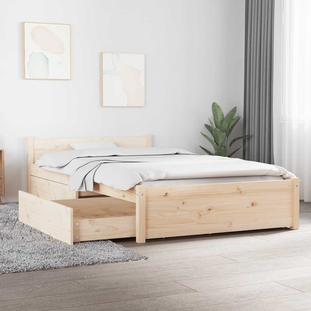 Bett mit Schubladen 75x190 cm