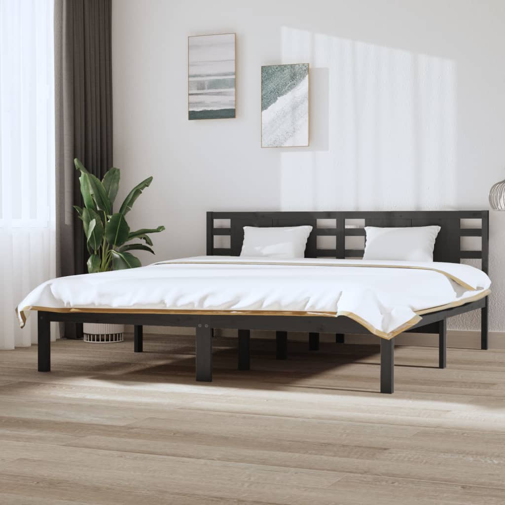 Massivholzbett Weiß 75x190 cm