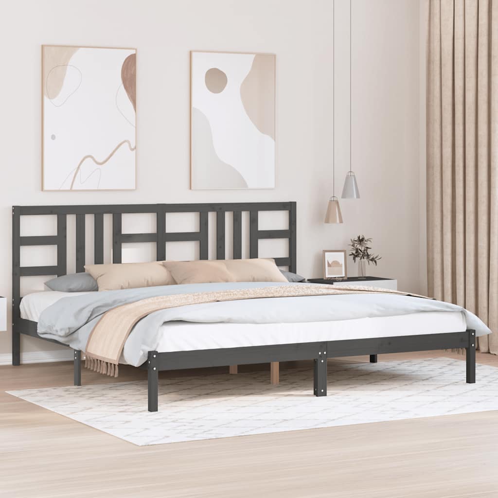 vidaXL Massivholzbett 75x190 cm