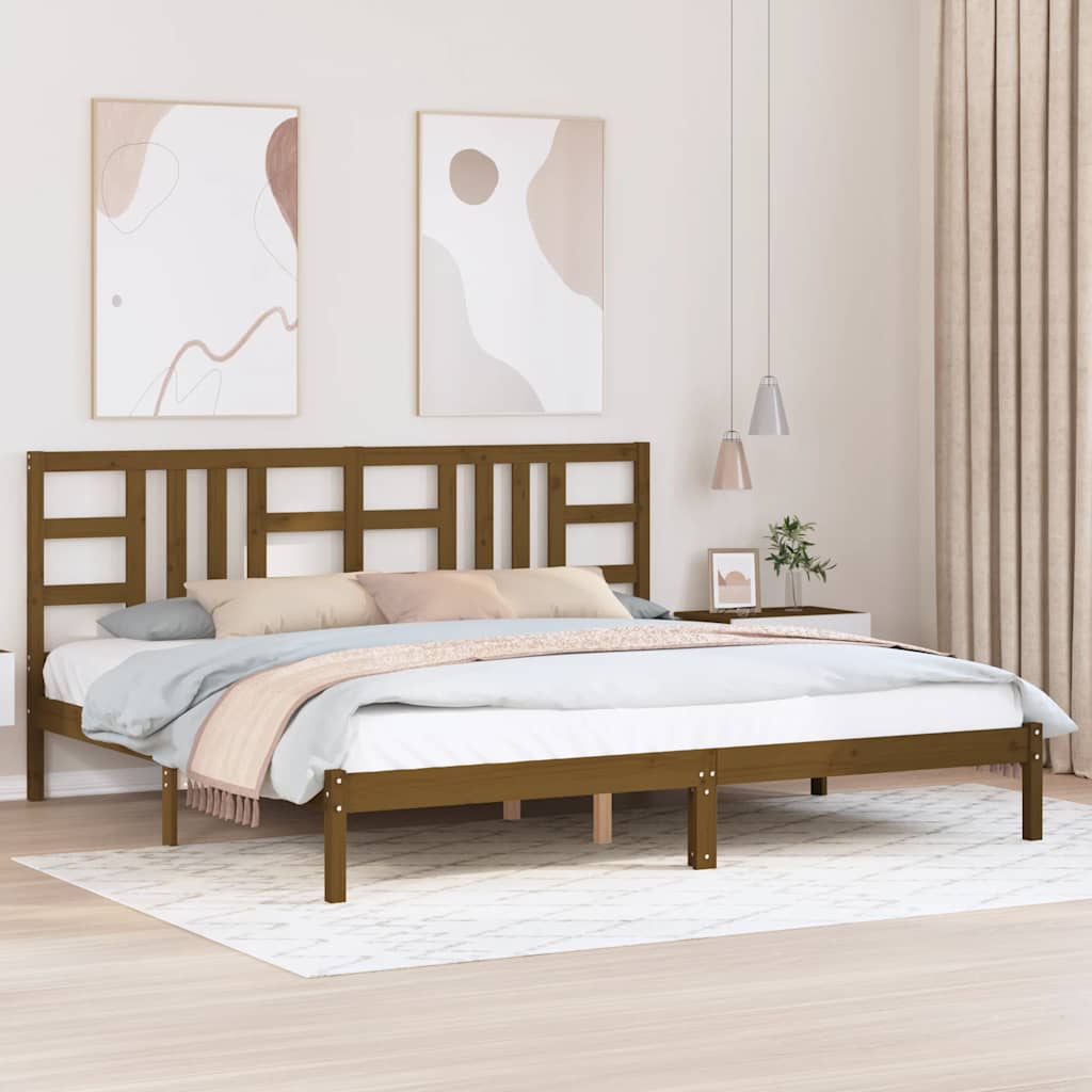 vidaXL Massivholzbett 75x190 cm