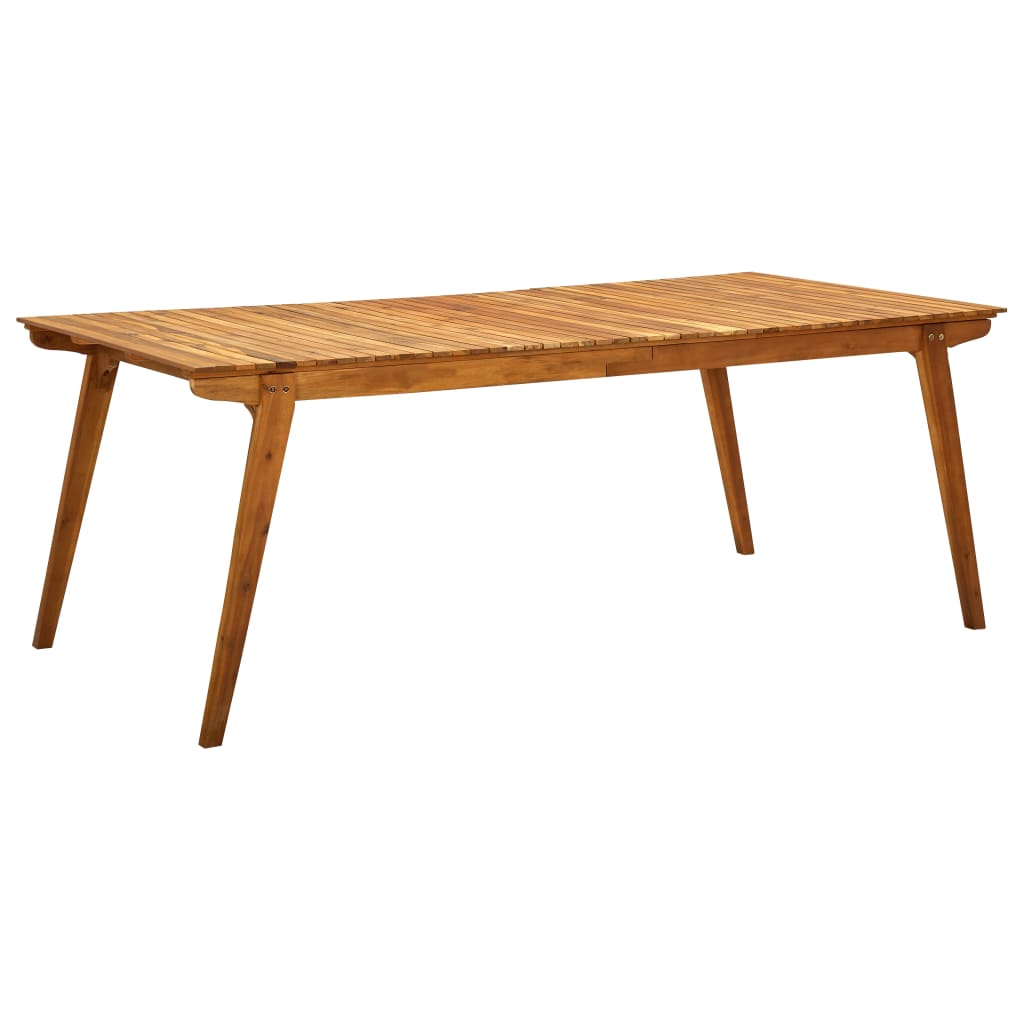 Gartentisch 150x90x75 cm Akazie Massivholz