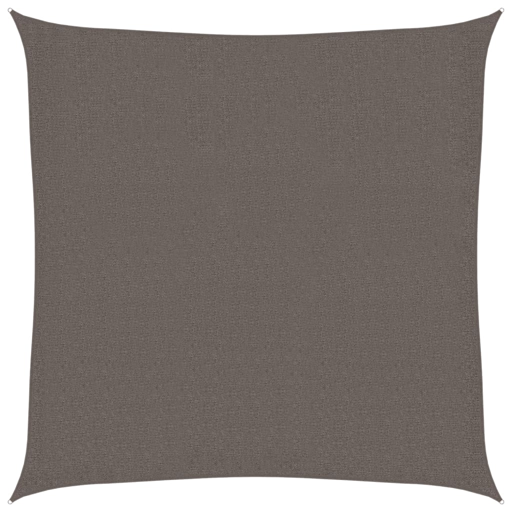 vidaXL Sonnensegel 160 g/m² Anthrazit 2,5x2,5 m HDPE