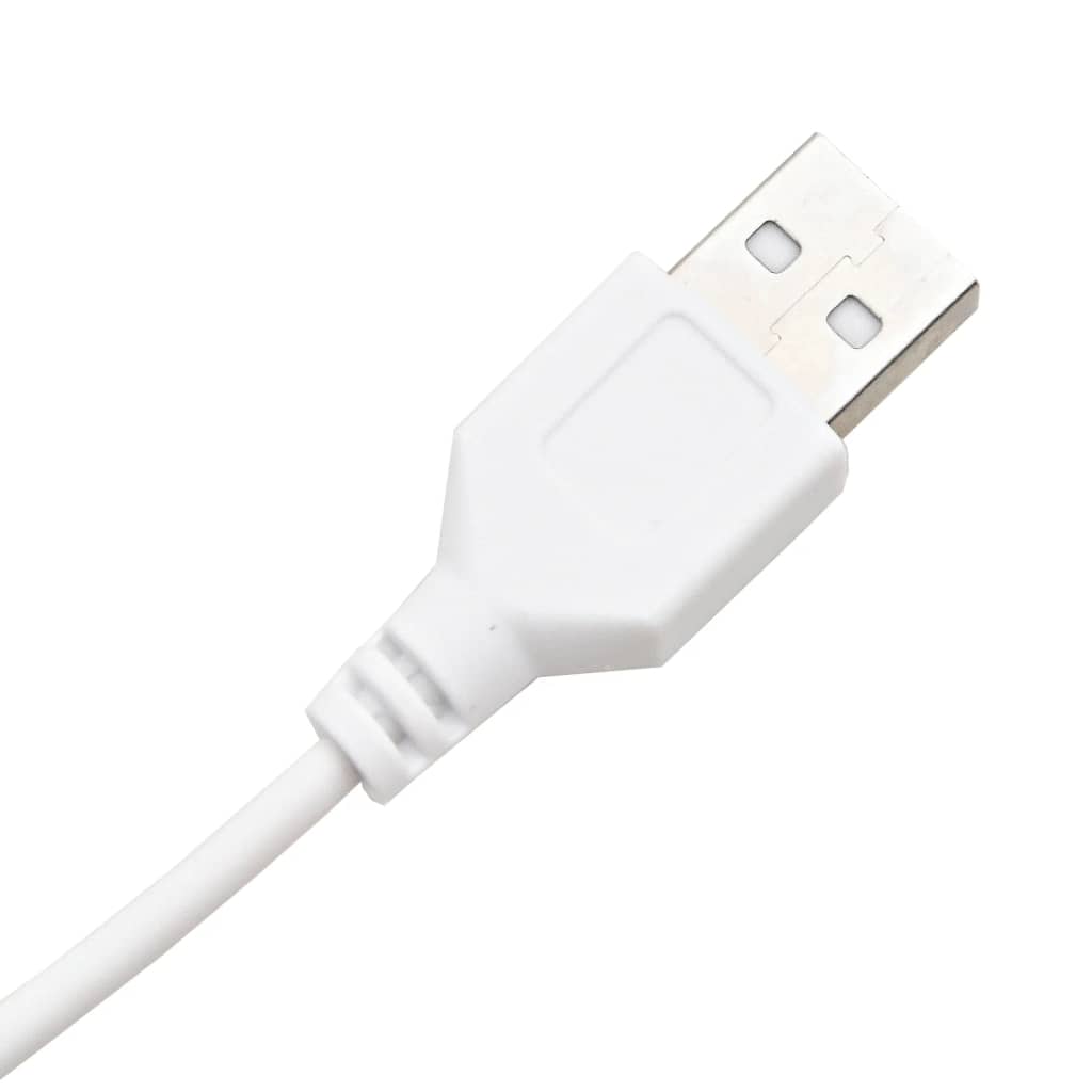 vidaXL Schminktisch-Set mit LED Weiß Holzwerkstoff