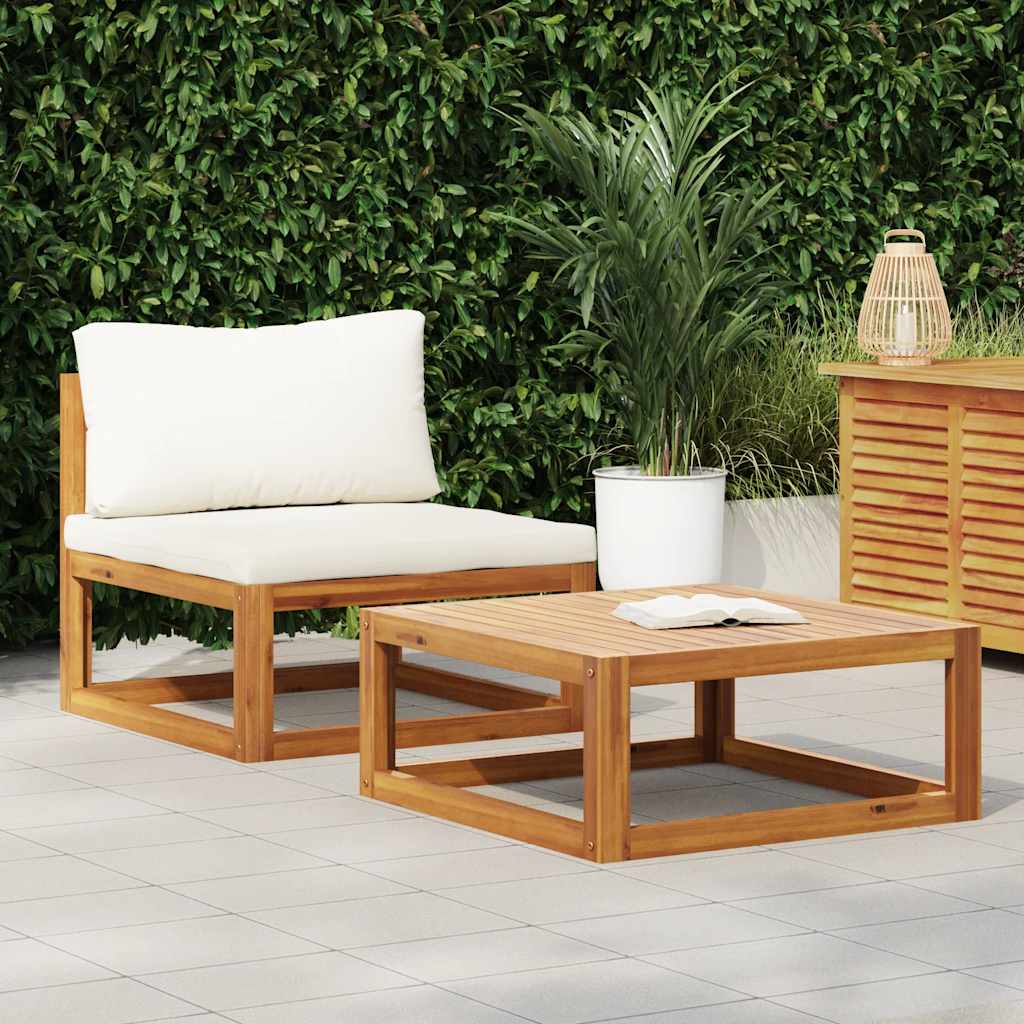 Modular-Ecksofas 2 Stk. mit Auflagen Dunkelgrau