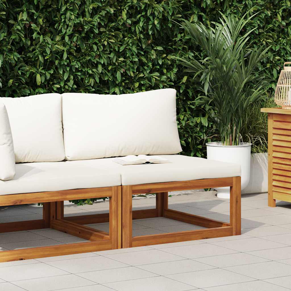 Modular-Ecksofas 2 Stk. mit Auflagen Dunkelgrau