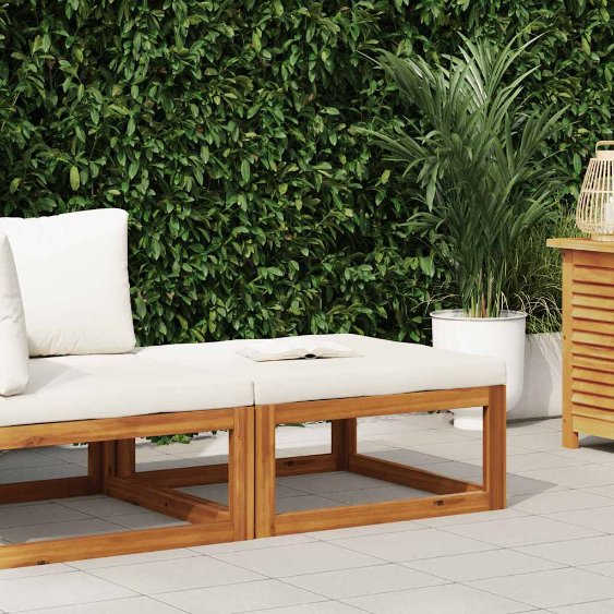 vidaXL Modular-Ecksofas 2 Stk. mit Auflagen Dunkelgrau