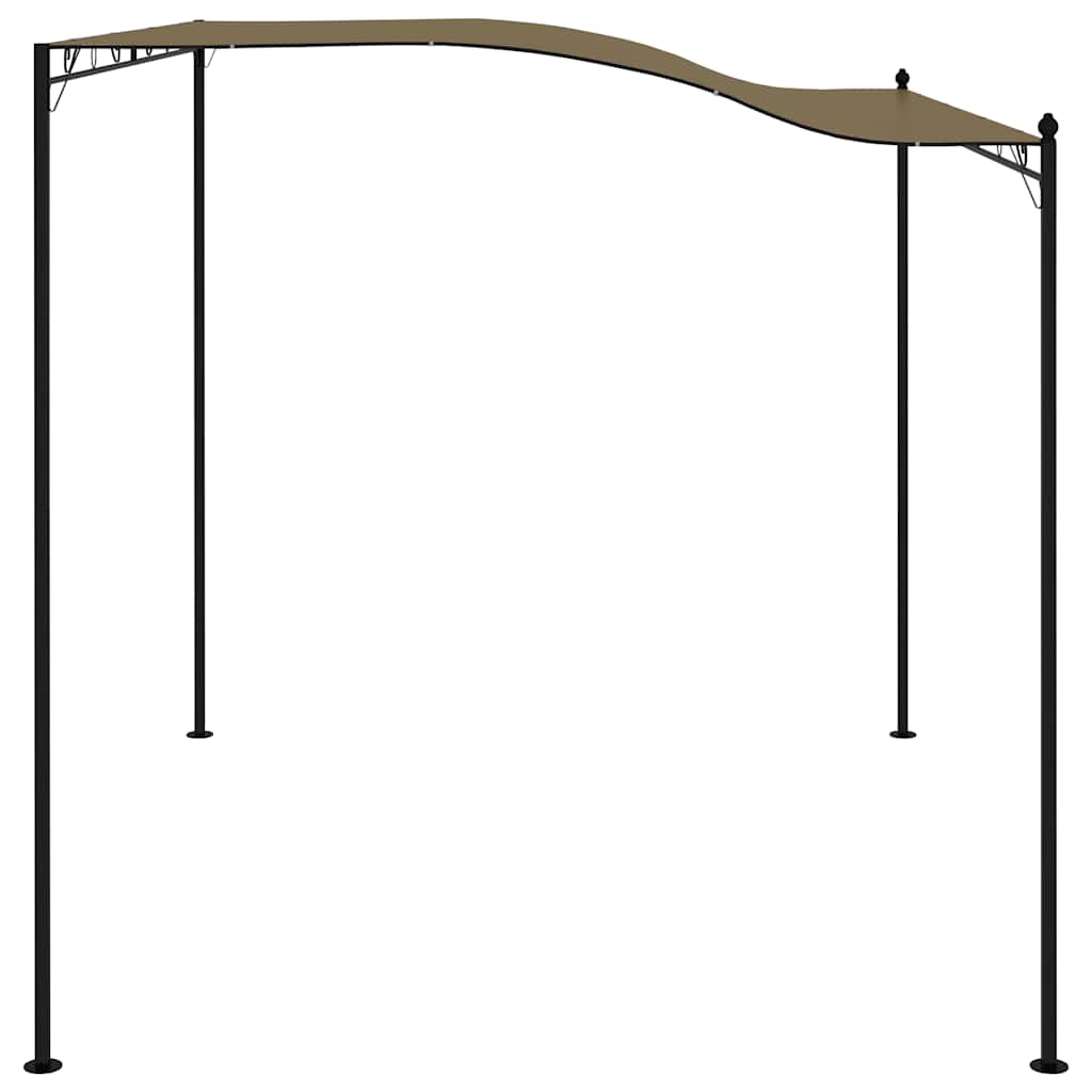 vidaXL Pavillon 3x2,4 m Taupe 180 g/m²