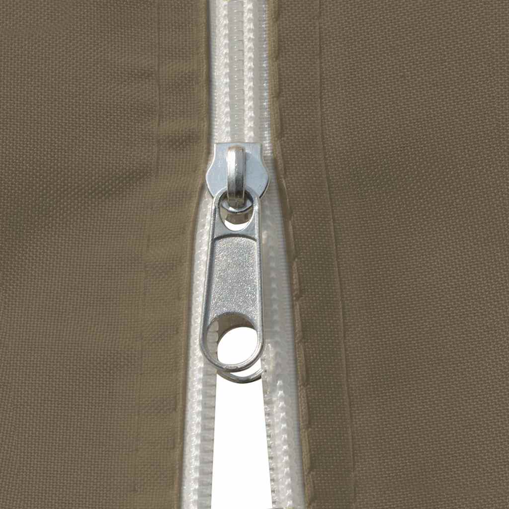 vidaXL Gartenzelt mit Vorhängen 4x3 m Taupe 180 g/m²