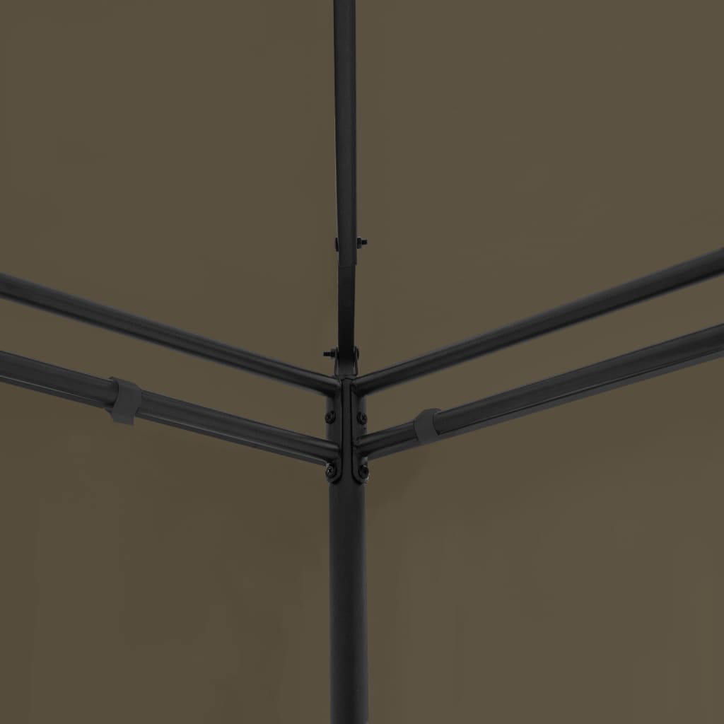 vidaXL Pavillon 600x298x270 cm Taupe 180 g/m²