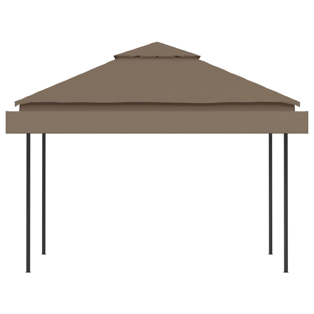 vidaXL Pavillon mit Doppelt Erweiterten Dächern 3x3x2,75 cm 180 g/m²