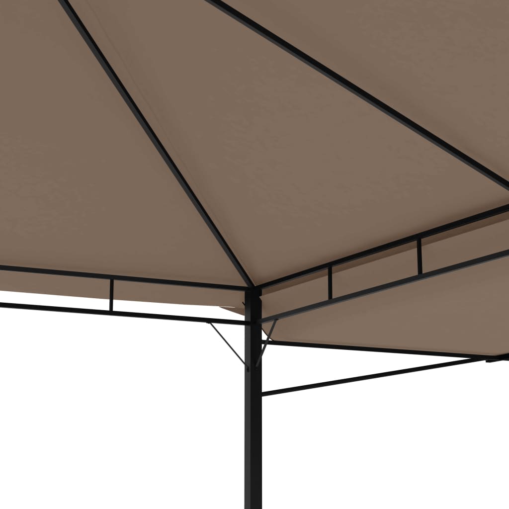 vidaXL Pavillon mit Doppelt Erweiterten Dächern 3x3x2,75 cm 180 g/m²