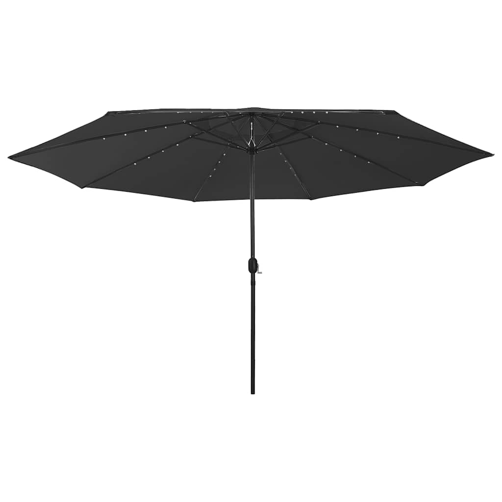 Sonnenschirm mit LED-Beleuchtung 400 cm Sandweiß