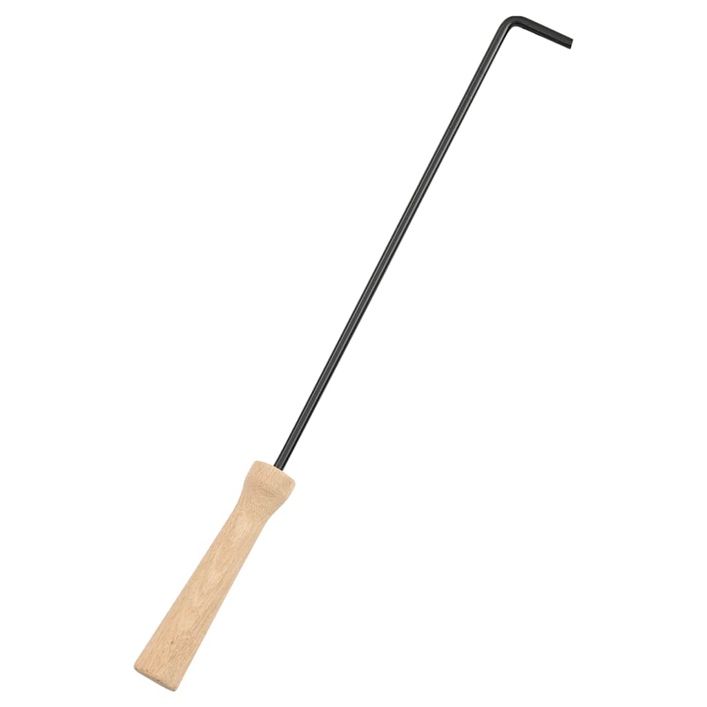 vidaXL 2-in-1 Feuerschale und Grill mit Schürhaken 56x56x49 cm Stahl