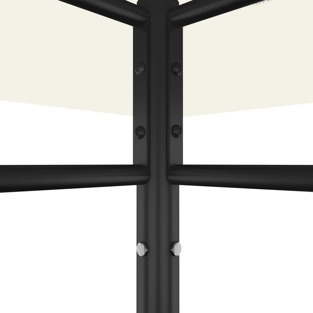 vidaXL Pavillon 3x3x2,7 m Creme 180 g/m²