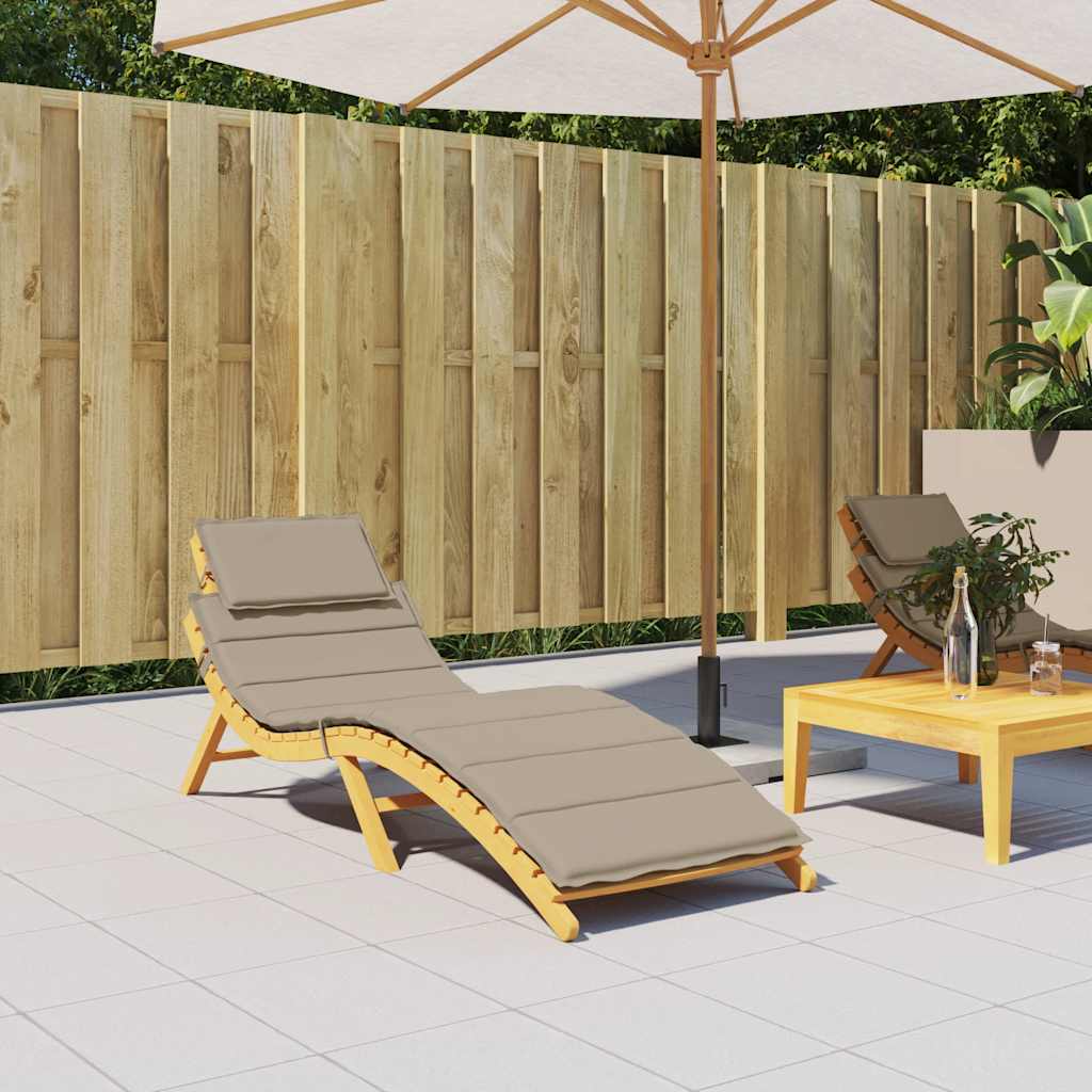 Sonnenliegen-Auflage Anthrazit 186x58x4 cm Oxford-Gewebe