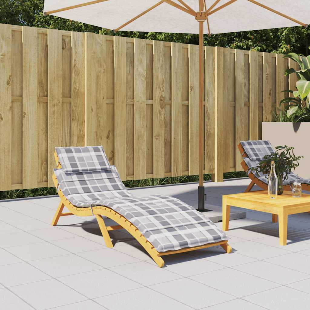 Sonnenliegen-Auflage Anthrazit 186x58x4 cm Oxford-Gewebe