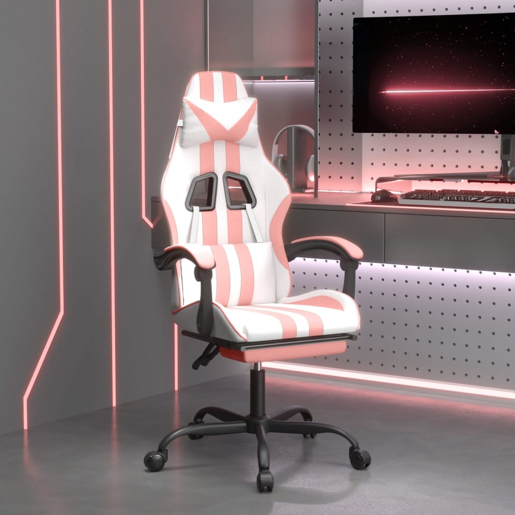 Gaming-Stuhl Schwarz und Blau Kunstleder