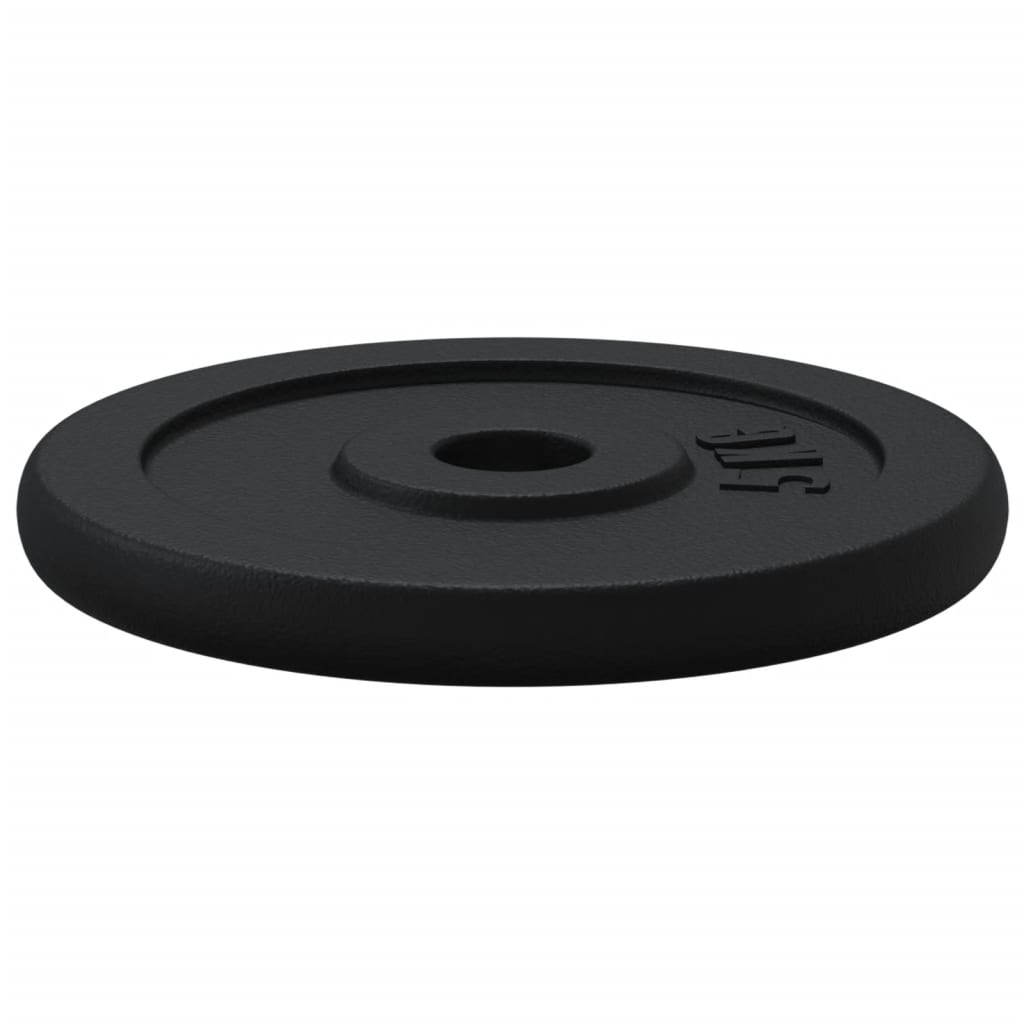 vidaXL Kurzhantel mit Hantelscheiben 40 kg Gusseisen & Stahl verchromt