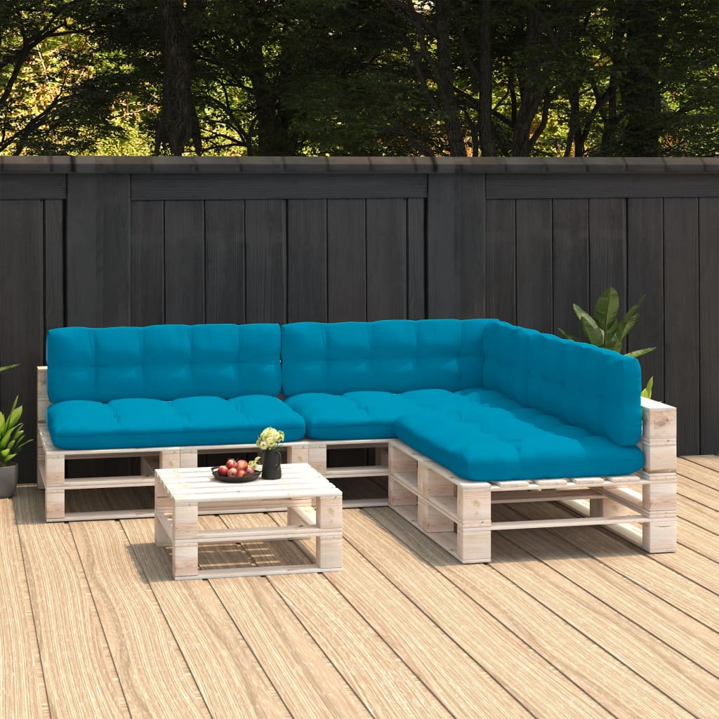 Palettensofa-Auflagen 7 Stk. Anthrazit
