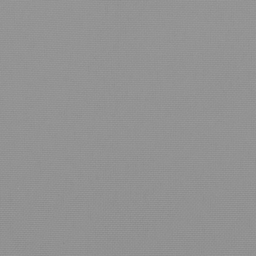 vidaXL Palettenkissen 2-tlg. Grau Stoff