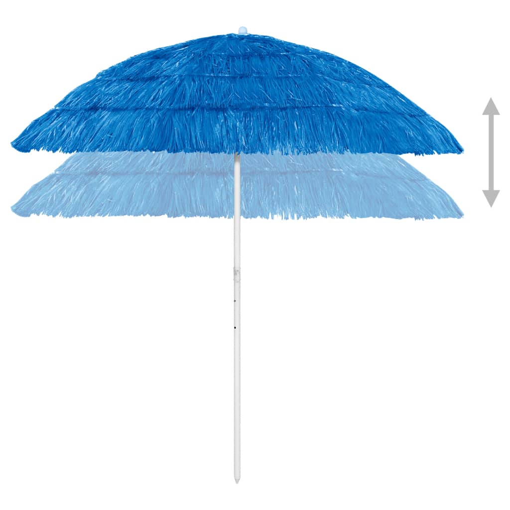 vidaXL Sonnenschirm Hawaii Blau 180 cm