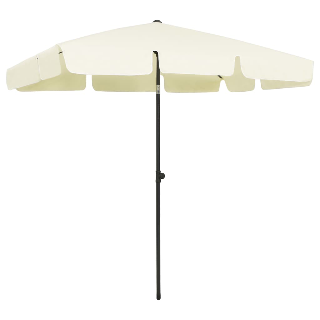 Strandschirm Sandgelb 180x120 cm