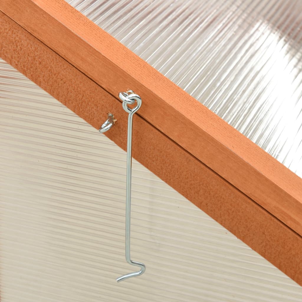 vidaXL Gewächshaus 100x65x40 cm Tannenholz