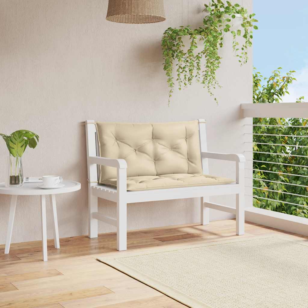 Gartenbank-Auflage Anthrazit 100x(50+50)x7 cm Oxford-Gewebe