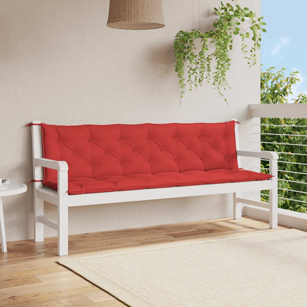 Gartenbank-Auflage Anthrazit 100x(50+50)x7 cm Oxford-Gewebe