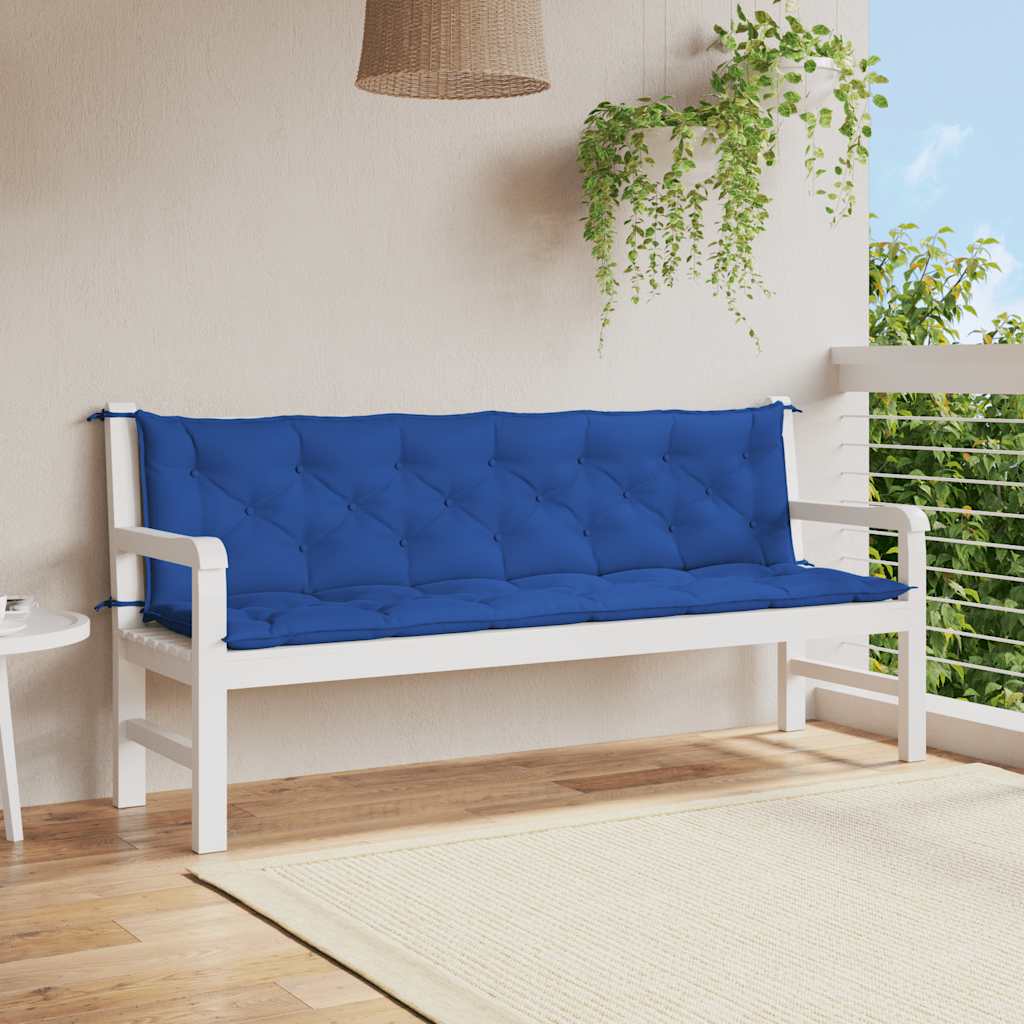 Gartenbank-Auflage Anthrazit 100x(50+50)x7 cm Oxford-Gewebe