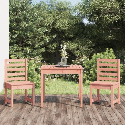 3-tlg. Garten-Bistro-Set Massivholz Kiefer