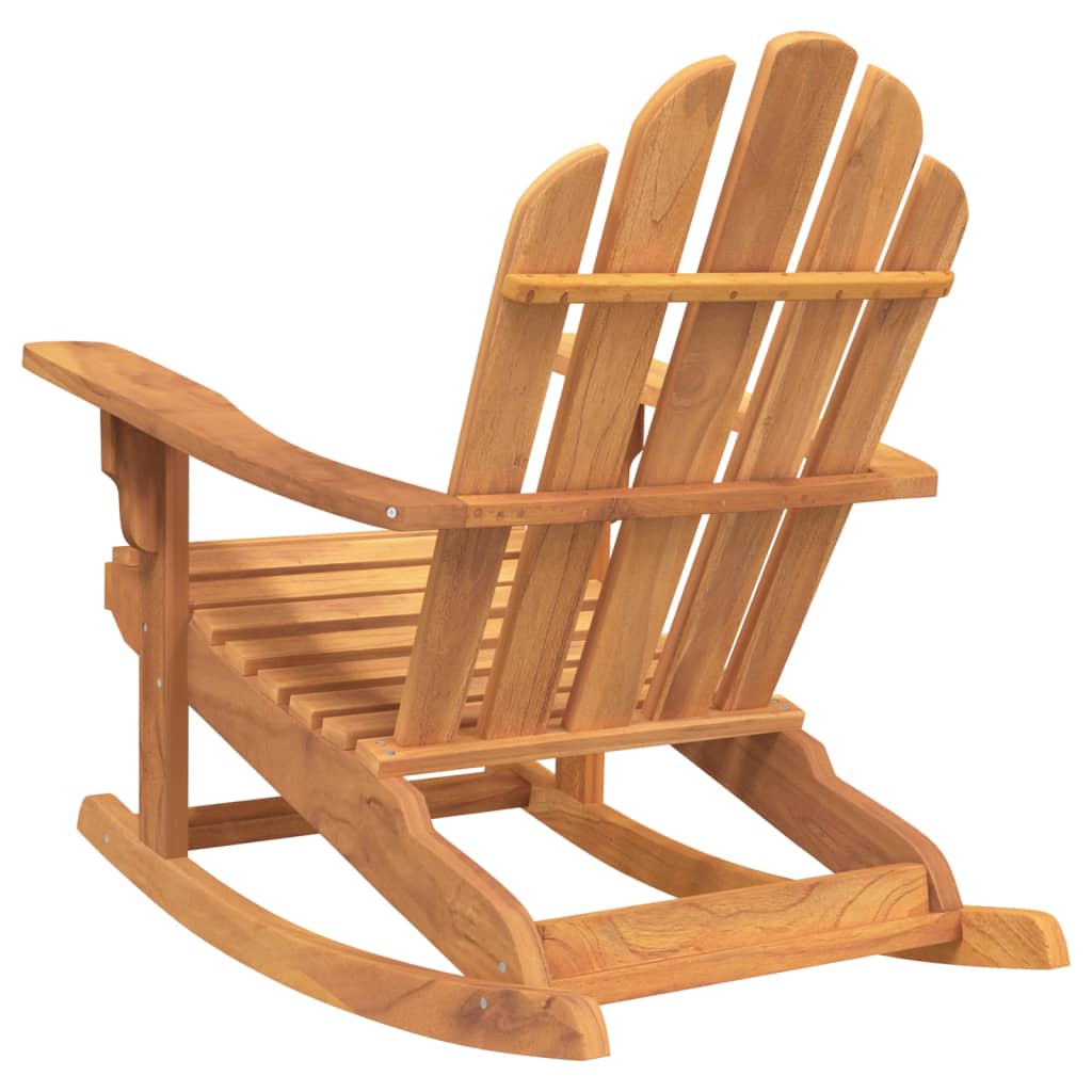 vidaXL Adirondack-Schaukelstühle 2 Stk. 79x100x103 cm Massivholz Teak