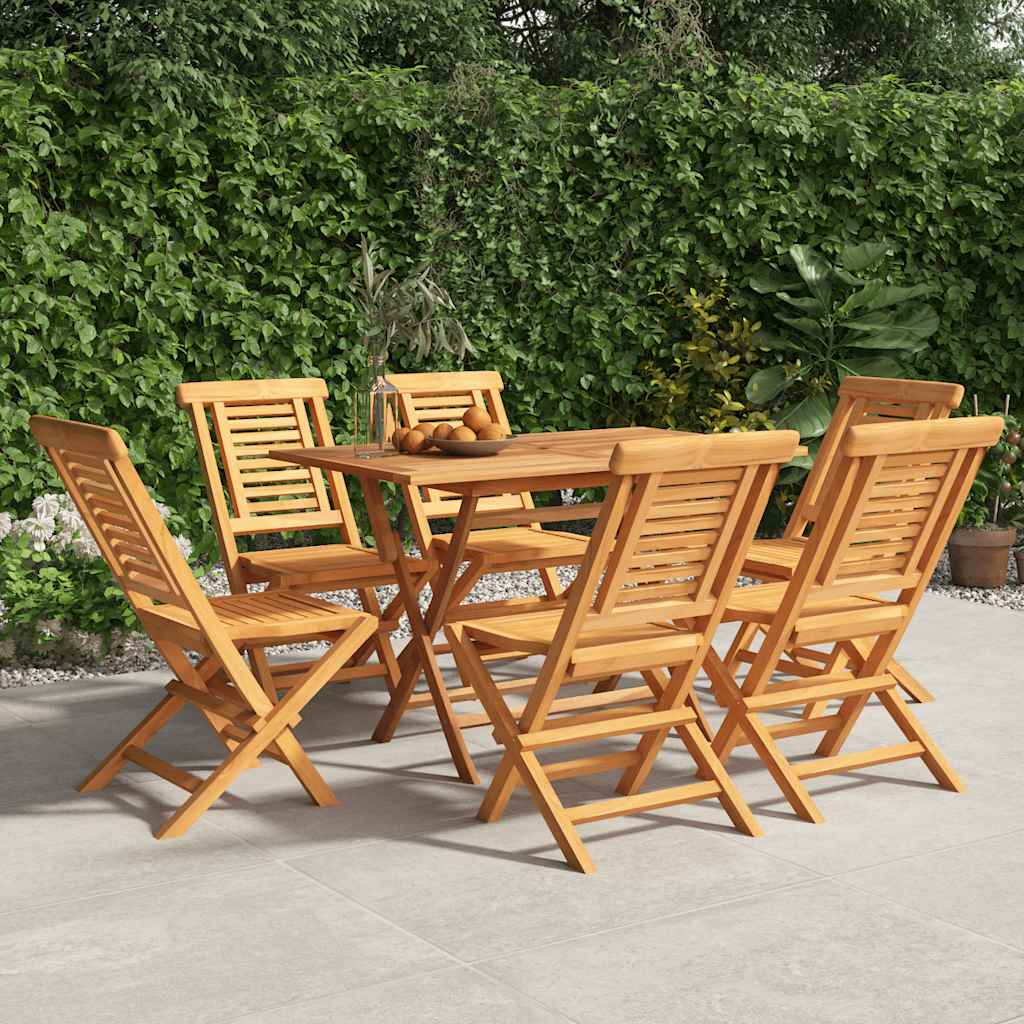 Gartenstühle 4 Stk. Klappbar 47x63x90 cm Massivholz Teak