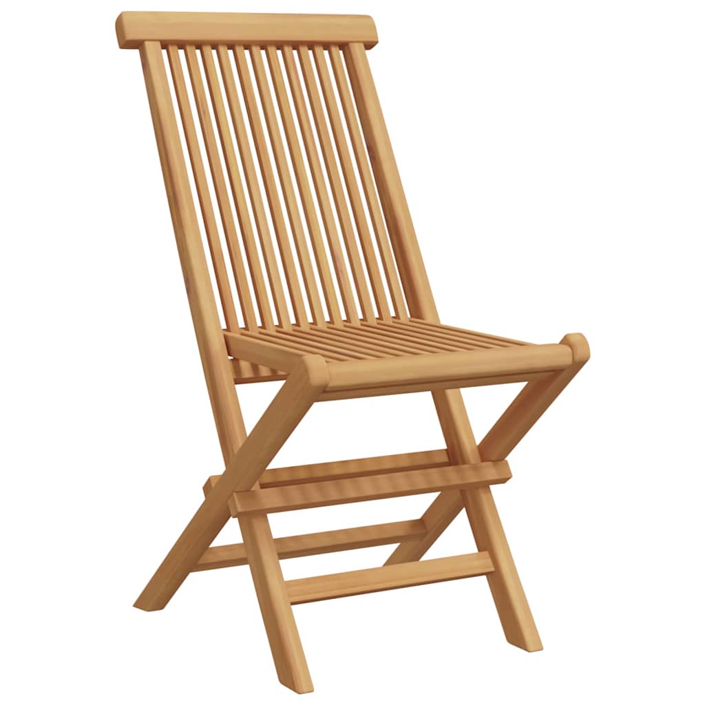 vidaXL Garten Essgruppe 7 pcs Braun Massivholz Teak