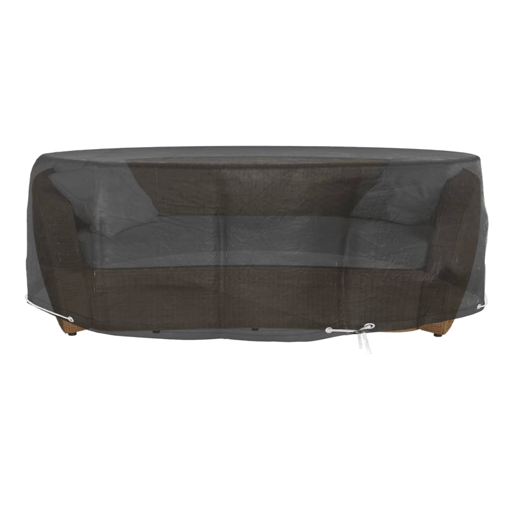 vidaXL Abdeckungen für Lounge-Insel 2 Stk. 8 Ösen Ø188x50 cm Rund