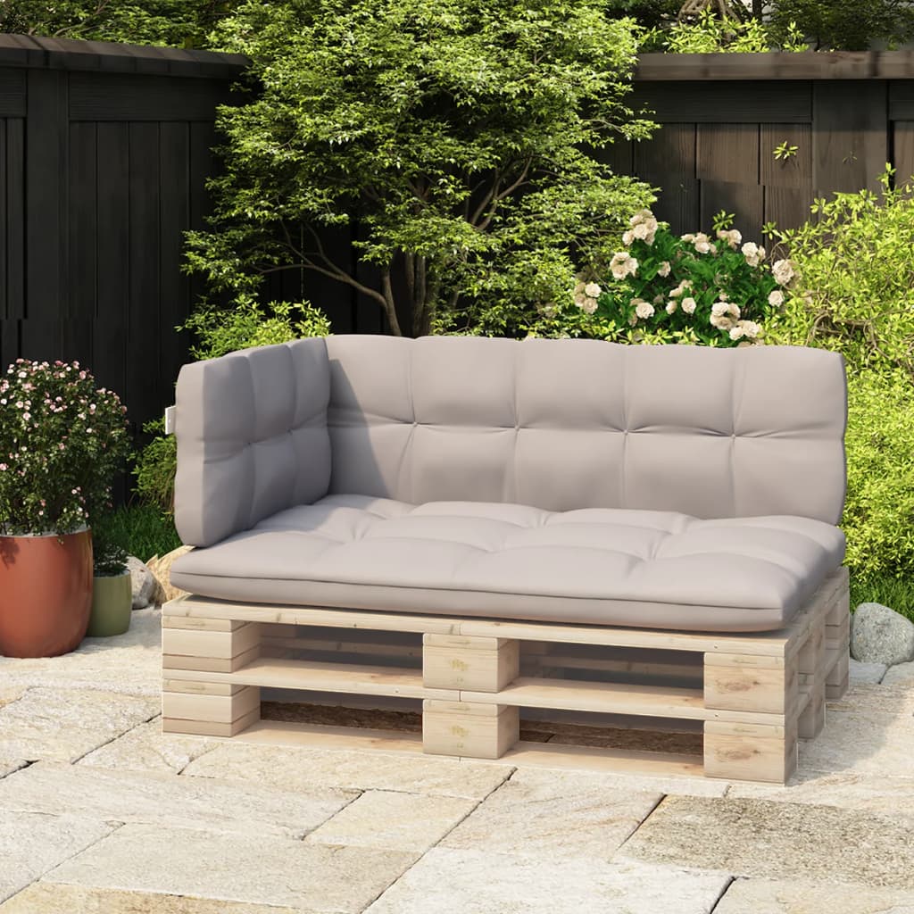 Rückenlehne für Palettensofa Schwarz 110 cm Eisen
