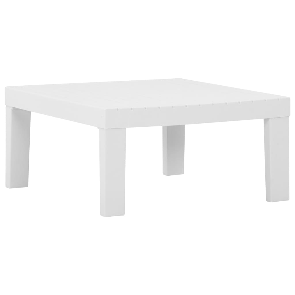Lounge-Gartentisch Kunststoff Grau