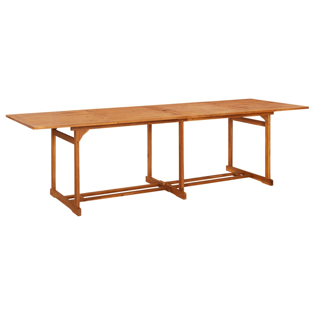 Garten-Esstisch 180x90x75 cm Massivholz Akazie