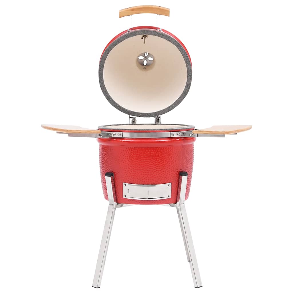 vidaXL Kamado-Grill und Smoker Keramik 33 cm
