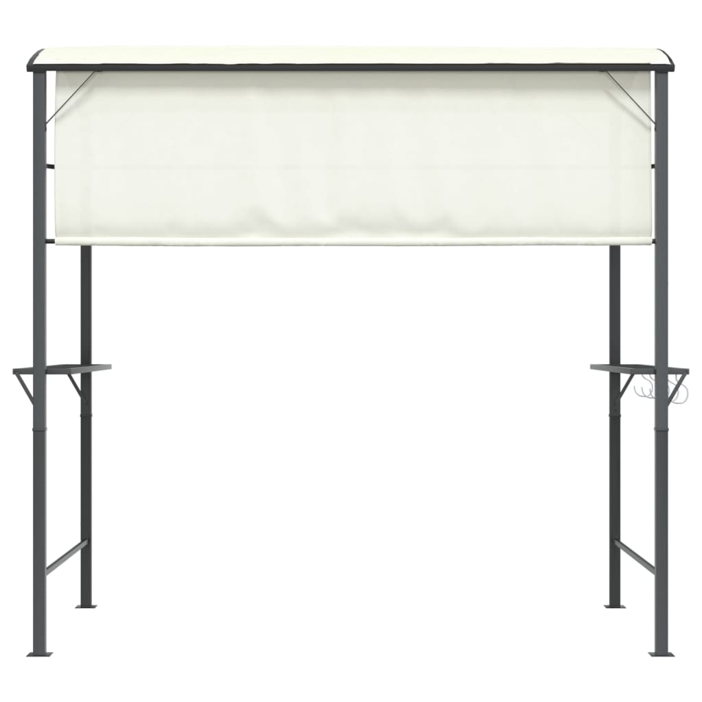 vidaXL Pavillon mit Dach 220x110x200 cm Creme